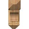 Ekena Millwork Merced Arts and Crafts Rough Sawn Bracket w/ Offset Brace, Western Red Cedar, 8"W x 20"D x 20"H BKT0806X20X20MRC03RWR - alternate 4